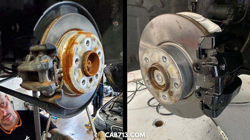 how to remove rust from brake rotors