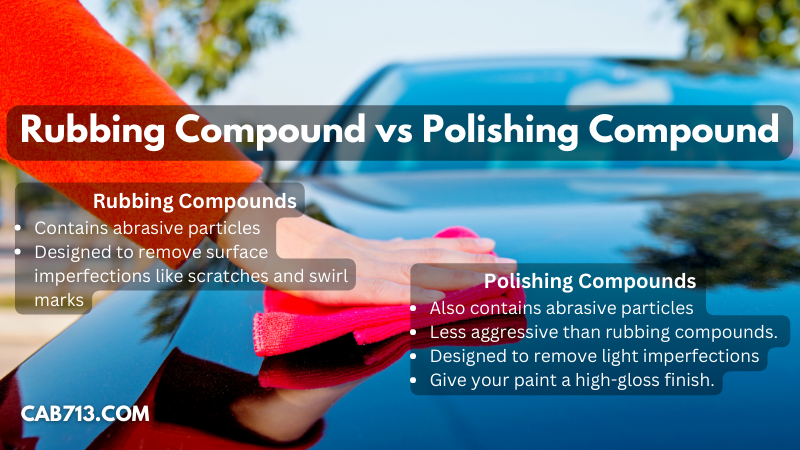 Rubbing Compound vs Polishing Compound