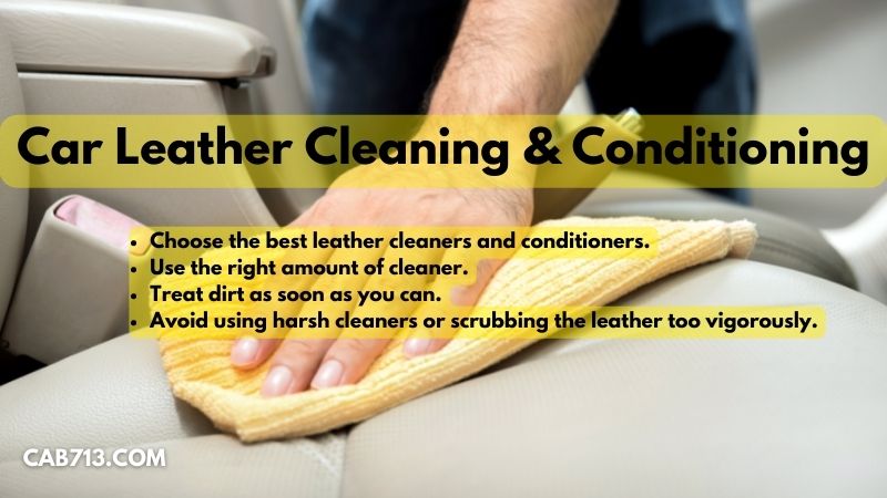 how to choose leather cleaner and conditioner for car seats