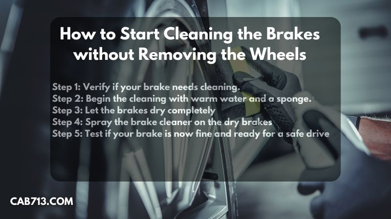 how to remove rust from brake rotors without removing wheel