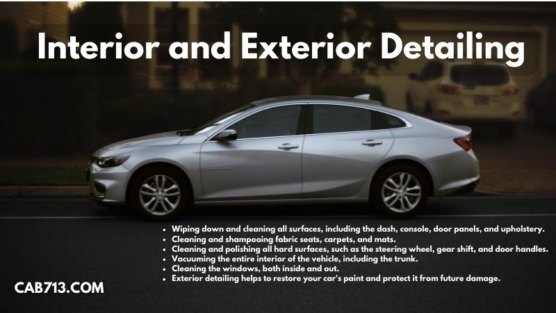 Interior and Exterior Detailing