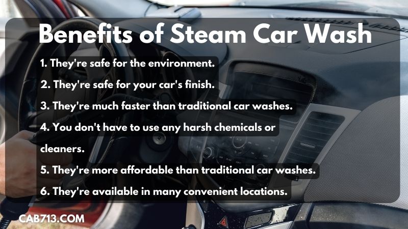 benefits of car steam cleaning