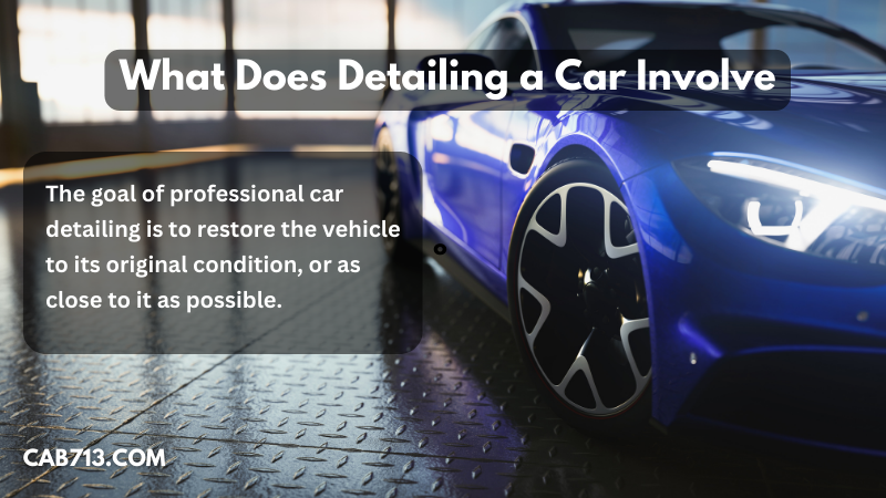 what does detailing a car include