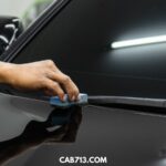 Ceramic coating procedure to protect the car's paint