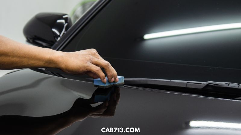 Ceramic coating procedure to protect the car's paint